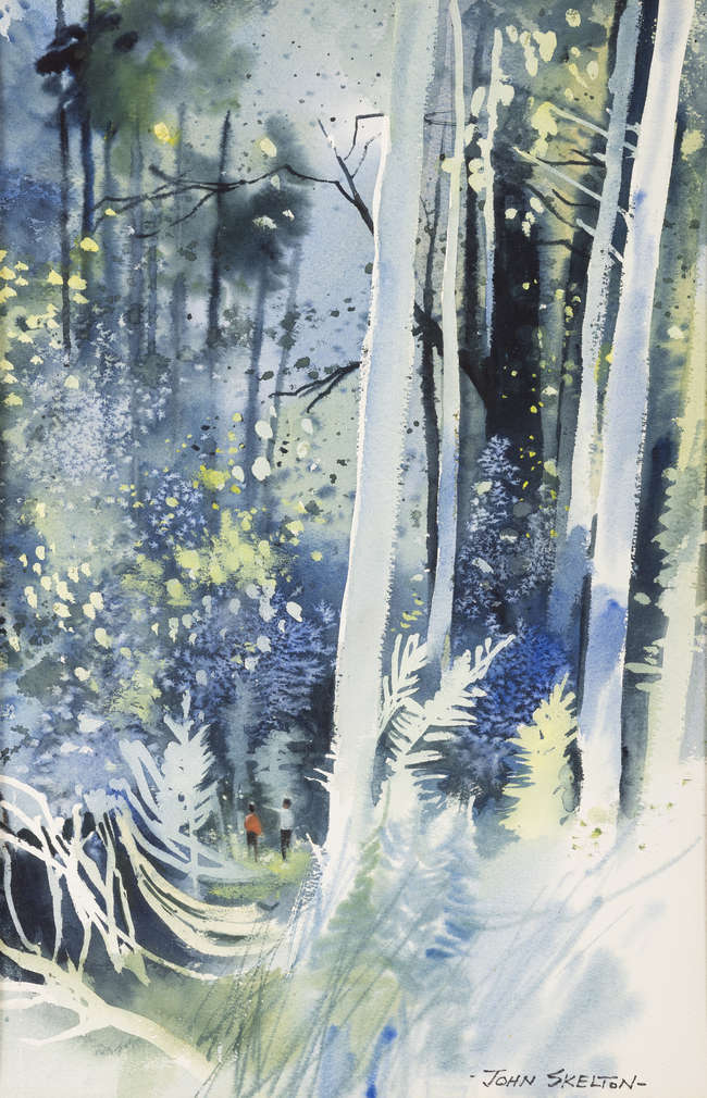 JOHN SKELTON
Figures in Woodland
Watercolour, 50..., Fine Irish Art at Adams Auctioneers