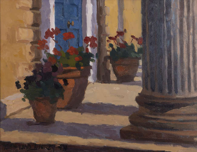 Desmond Hickey (1937 - 2007)
The Blue Door
Oil o..., Fine Irish Art at Adams Auctioneers