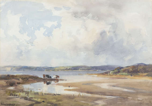 Frank McKelvey, RUA, RHA (1895-1974)
Cattle on a ..., Fine Irish Art at Adams Auctioneers