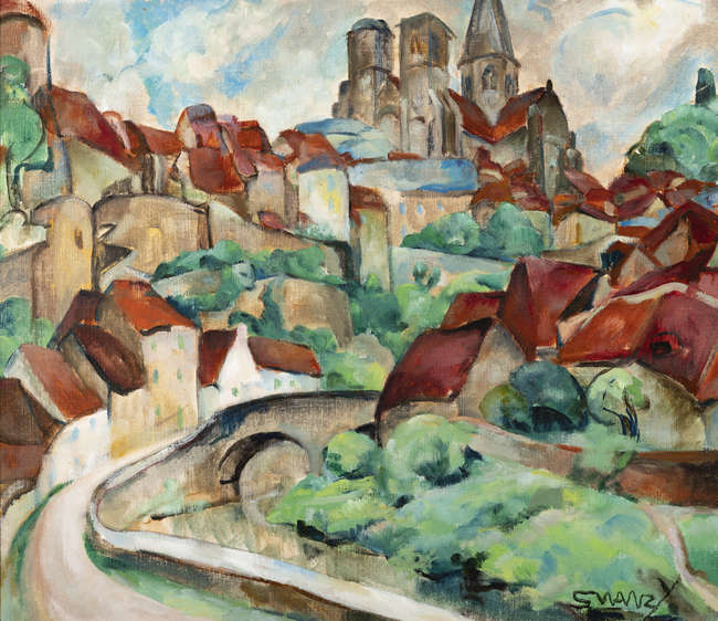 Mary Swanzy HRHA (1882-1978) 
Cathedral, Semur
O..., Fine Irish Art at Adams Auctioneers