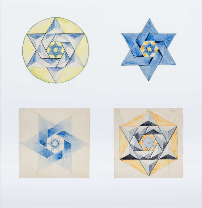 Harry Kernoff RHA (1900-1974)
Stars of David 
Oi..., Fine Irish Art at Adams Auctioneers