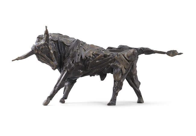 John Behan RHA (b.1938) 
Bull (1980)
Bronze, 41 ..., Fine Irish Art at Adams Auctioneers