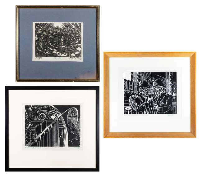 Harry Kernoff RHA (1900-1974)
A collection of thr..., Fine Irish Art at Adams Auctioneers