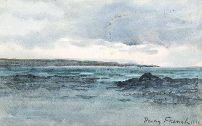 William Percy French (1854-1920) 
At Portrush (19..., Fine Irish Art at Adams Auctioneers