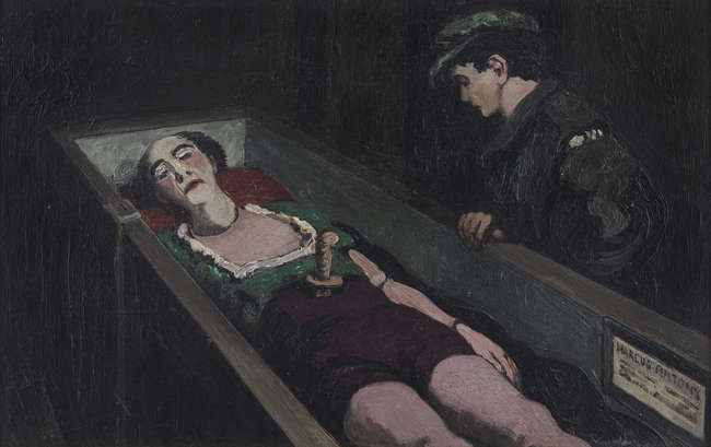 Jack Butler Yeats RHA (1871-1957) 
In a Dublin Wa..., Fine Irish Art at Adams Auctioneers