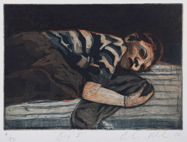 Colin Martin RHA (B.1973)
Boy II
Etching, 22 x 3..., Fine Irish Art at Adams Auctioneers