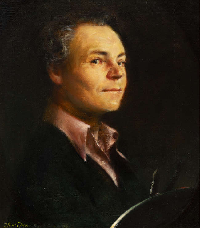 Thomas Ryan PPRHA (1929-2021)
Self Portrait
Oil ..., Fine Irish Art at Adams Auctioneers