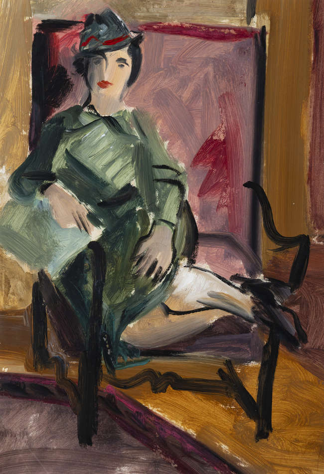 Norah McGuinness HRHA (1901-1980)
At L'hote's Par..., Fine Irish Art at Adams Auctioneers