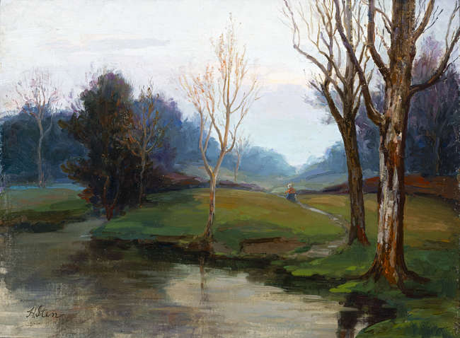 Hans Iten (1874 - 1930)
Autumn on the River Lagan..., Fine Irish Art at Adams Auctioneers