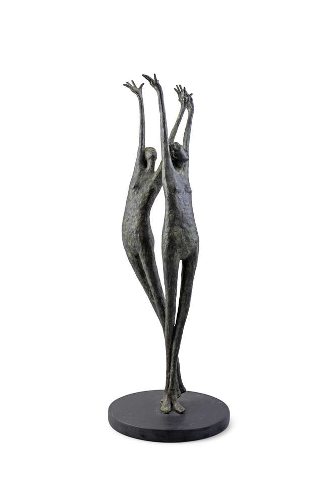 Rowan Gillespie (b.1953) 
Peace II (1998)
Bronze..., Fine Irish Art at Adams Auctioneers
