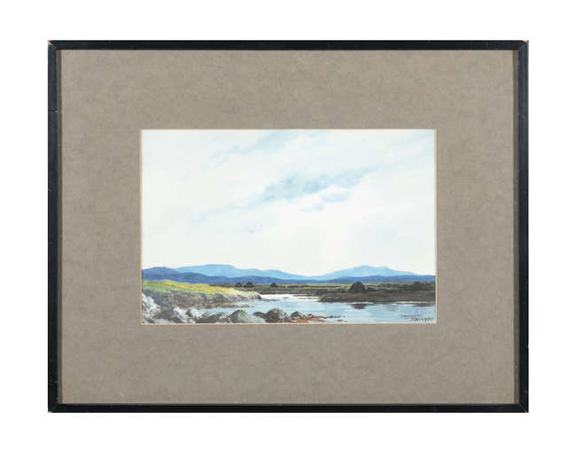 DOUGLAS ALEXANDER (1871 - 1945)
Near Clifden; Bog..., Fine Irish Art at Adams Auctioneers