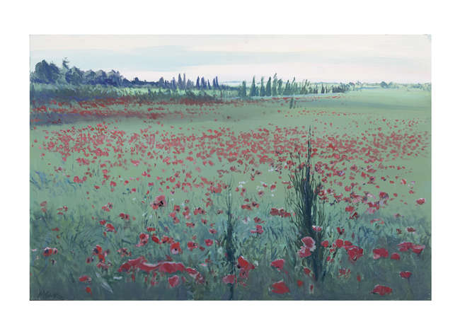 Cecil Maguire RHA RUA (1930 - 2020)
Field of Popp..., Fine Irish Art at Adams Auctioneers