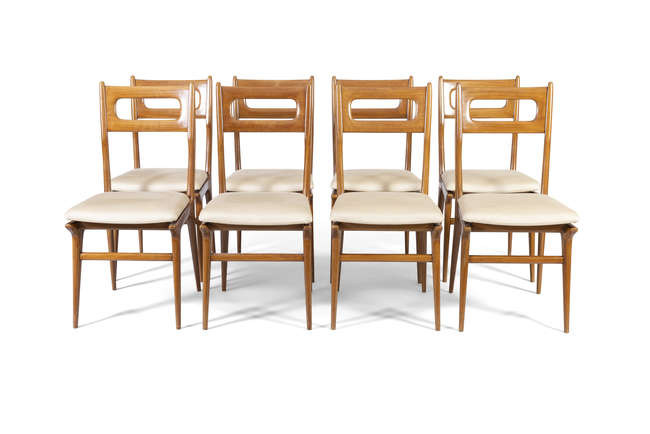 DINING CHAIRS
A set of eight dining chairs in the..., Fine Irish Art at Adams Auctioneers