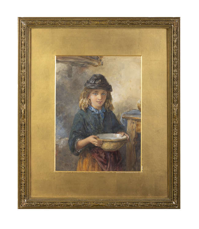 FRANCIS WILLIAM TOPHAM (1808 - 1877)
'Irish Peasa..., Fine Irish Art at Adams Auctioneers