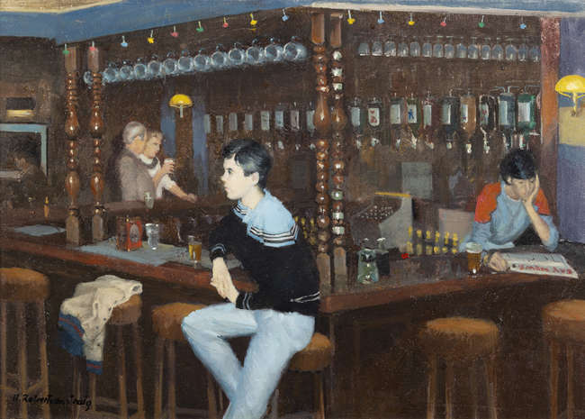 Henry Robertson Craig RHA (1916-1984)
Last Custom..., Fine Irish Art at Adams Auctioneers