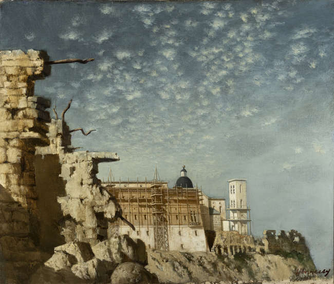 Patrick Hennessy RHA (1915 - 1980)
Rebuilding of ..., Fine Irish Art at Adams Auctioneers