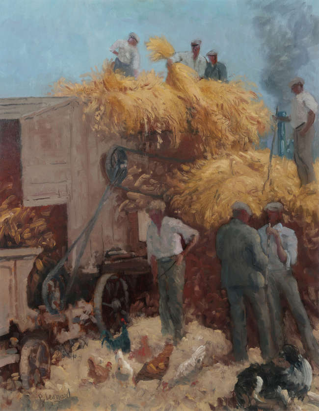 Patrick Leonard HRHA (1918 - 2005)
The Harvest 
..., Fine Irish Art at Adams Auctioneers