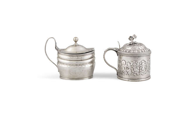 AN IRISH GEORGE III SILVER MUSTARD POT

Dublin c..., Fine Irish Art at Adams Auctioneers