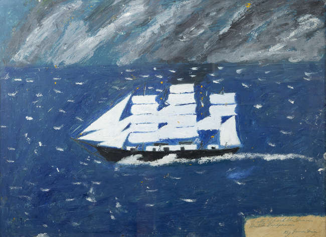 JAMES DIXON (1887–1970) 
Cutty Sark 
Oil on pa..., Fine Irish Art at Adams Auctioneers