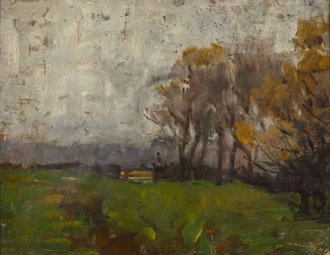 Sarah Purser HRHA (1848-1943)
Autumn
Oil on boar..., Fine Irish Art at Adams Auctioneers