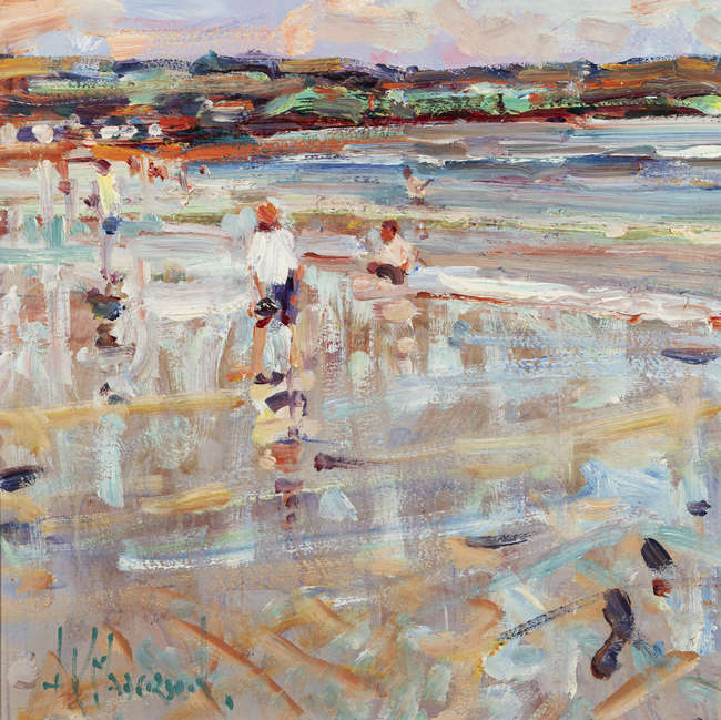 Arthur Maderson (b.1942)
Clonea, Evening 
Oil on..., Fine Irish Art at Adams Auctioneers