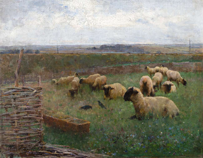 Walter Frederick Osborne RHA (1859-1903) 
Sheep i..., Fine Irish Art at Adams Auctioneers
