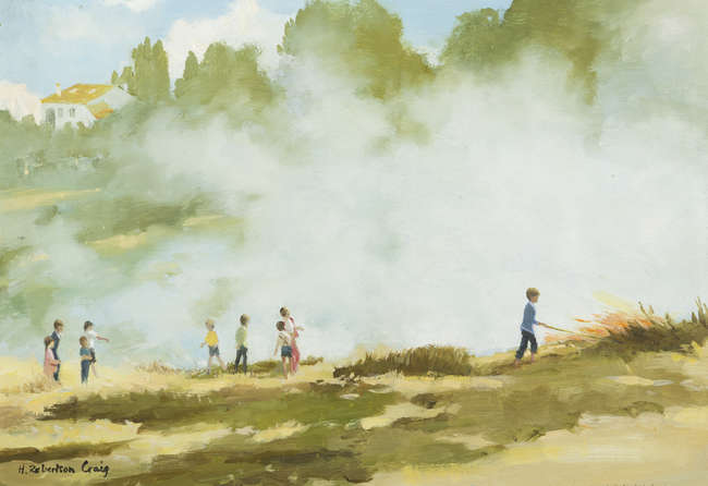 Henry Robertson Craig RHA (1916 - 1984)
Burning L..., Fine Irish Art at Adams Auctioneers