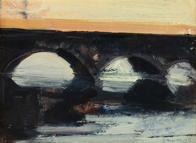 Brian Ballard RUA (b.1943) 
Dark Bridge (1992)
O..., Fine Irish Art at Adams Auctioneers