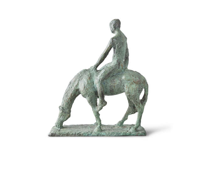 Oisín Kelly RHA (1915-1981) 
Horse and Rider 
B..., Fine Irish Art at Adams Auctioneers