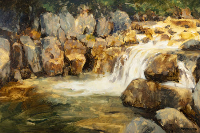 Trevor Geoghegan (b.1946 - 2023)
The Long Pool 
..., Fine Irish Art at Adams Auctioneers