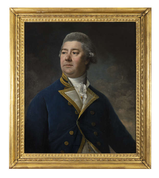 NATHANIEL HONE (THE ELDER) RA (1718-1784)  
Capt...., Fine Irish Art at Adams Auctioneers