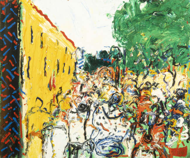 Phil Kelly (1950-2010)
In The Heart Of The City
..., Fine Irish Art at Adams Auctioneers