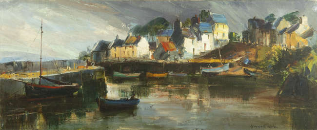 Kenneth Webb FRSA (b.1927)
Roundstone Harbour, Co..., Fine Irish Art at Adams Auctioneers