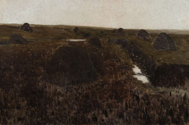 Paul Henry RHA (1877-1958)
The Bog (1911)
Oil on..., Fine Irish Art at Adams Auctioneers
