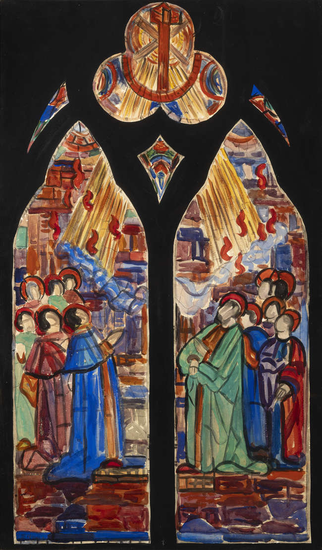 Evie Hone HRHA (1894-1955) 
The Descent of the Ho..., Fine Irish Art at Adams Auctioneers