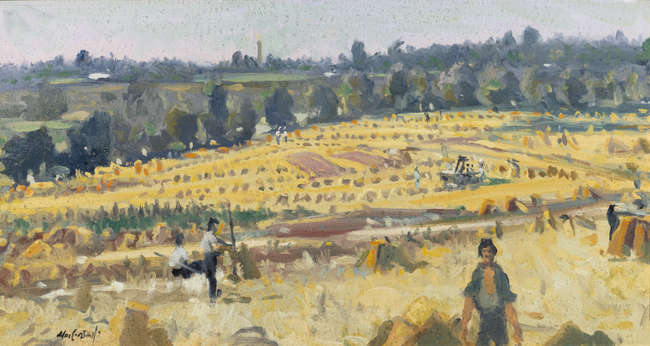 Maurice MacGonigal PPRHA (1900-1979) 
Hay Harvest..., Fine Irish Art at Adams Auctioneers