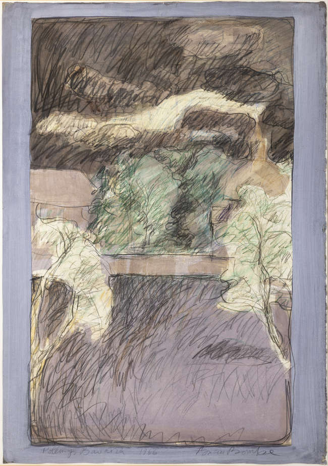 Brian Bourke HRHA (b.1936) 
Polling, Bavaria 1966..., Fine Irish Art at Adams Auctioneers