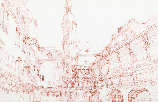 Hector McDonnell RUA (b.1947)
Schlob, Langenburg..., Fine Irish Art at Adams Auctioneers