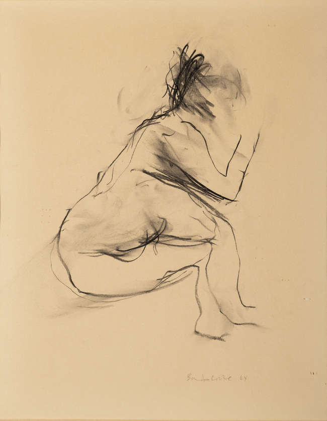 Barrie Cooke HRHA (1931-2014) 
Figure 1 
Charcoa..., Fine Irish Art at Adams Auctioneers