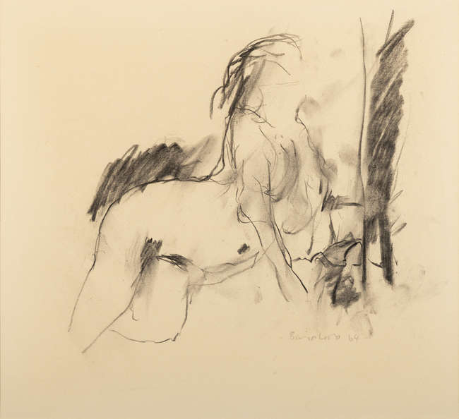 Barrie Cooke HRHA (1931-2014) 
Figure 2
Charcoal..., Fine Irish Art at Adams Auctioneers