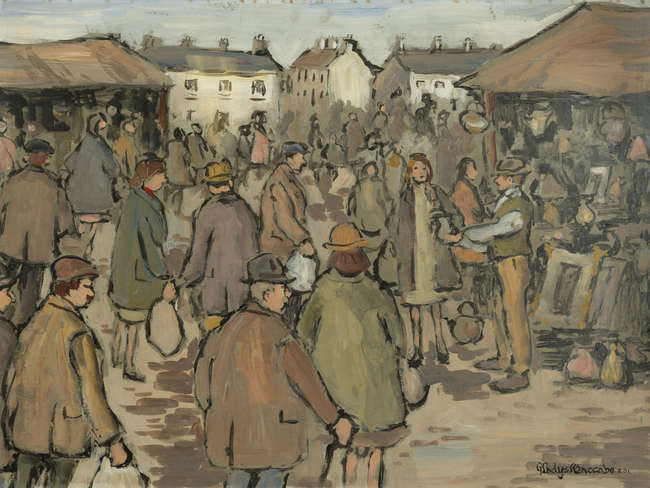 Gladys MacCabe HRUA ROI FRSA (1918-2018)
'Strikin..., Fine Irish Art at Adams Auctioneers