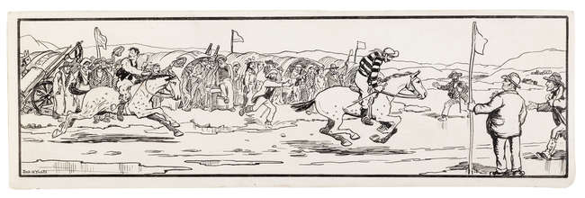Jack Butler Yeats RHA (1871-1957)
The Strand Race..., Fine Irish Art at Adams Auctioneers