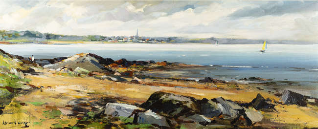 Kenneth Webb FRSA (b.1927) 
Across to Ballywalter..., Fine Irish Art at Adams Auctioneers