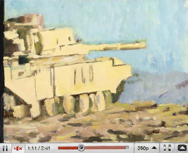 Blaise Smith (b. 1967)
Tank
Oil on board, 30 x 3..., Fine Irish Art at Adams Auctioneers