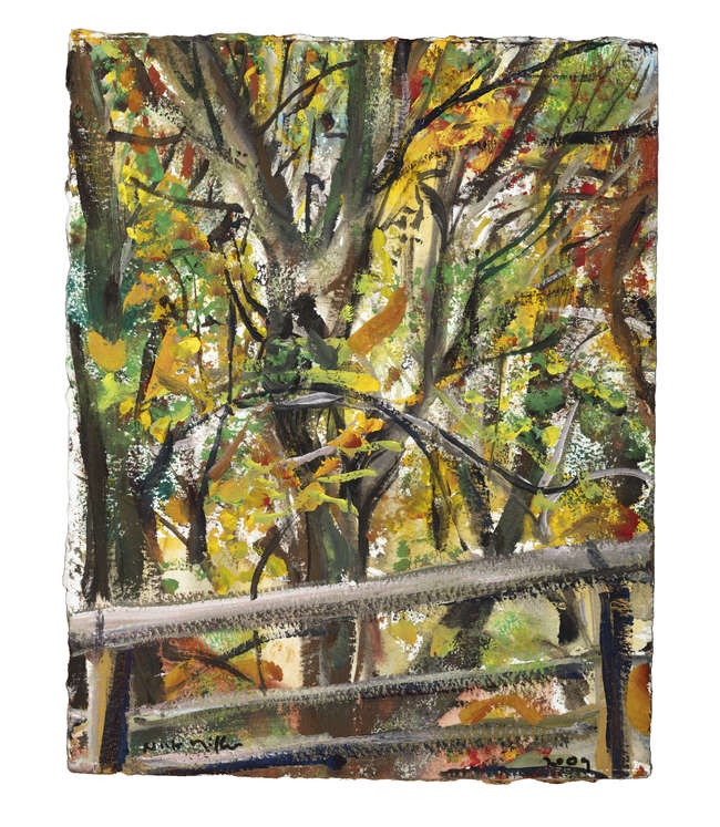 Nick Miller (b.1962) 
Tree House Study II - Rail..., Fine Irish Art at Adams Auctioneers