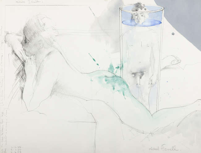 MICHAEL FARRELL (1940-2000) 
Study, Miss O'Murphy..., Fine Irish Art at Adams Auctioneers