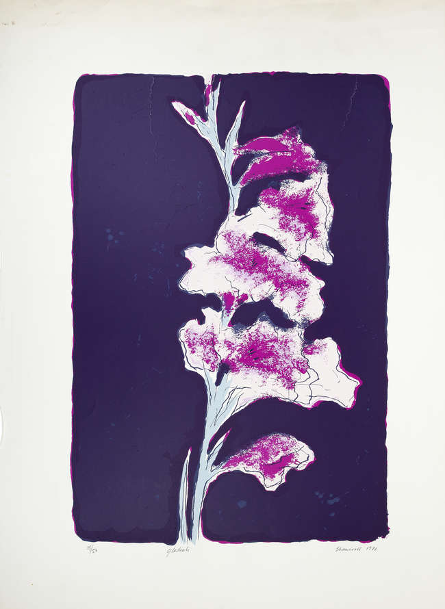 Neil Shawcross RHA RUA (b.1940) 
Gladioli
Screen..., Fine Irish Art at Adams Auctioneers