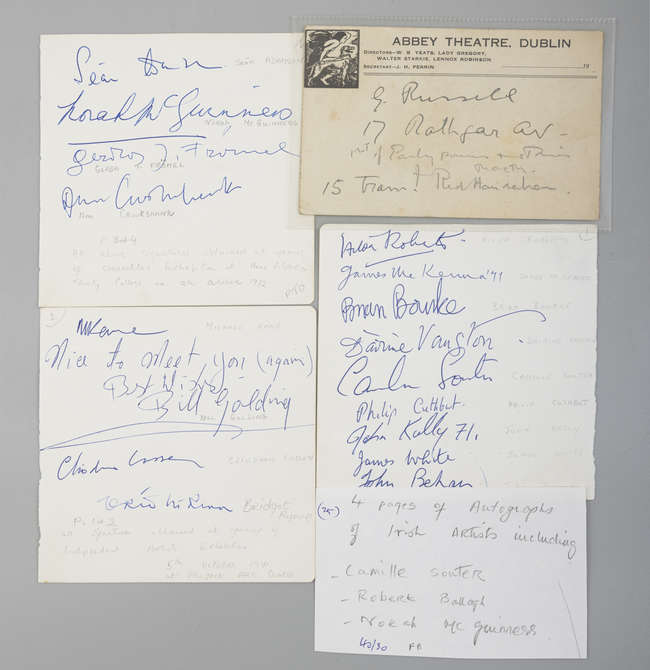 ABBEY THEATRE - W.B YEATS & AE 

Abbey Theatre, ..., Fine Irish Art at Adams Auctioneers