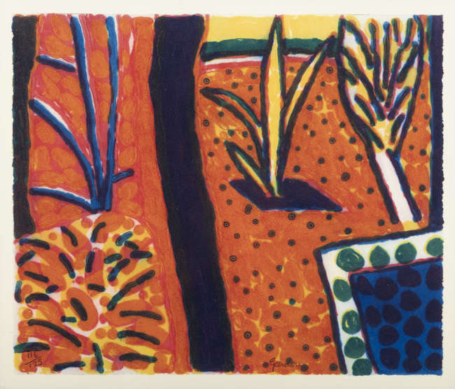 WILLIAM CROZIER (1930 - 2011) 
Garden
Carborundu..., Fine Irish Art at Adams Auctioneers