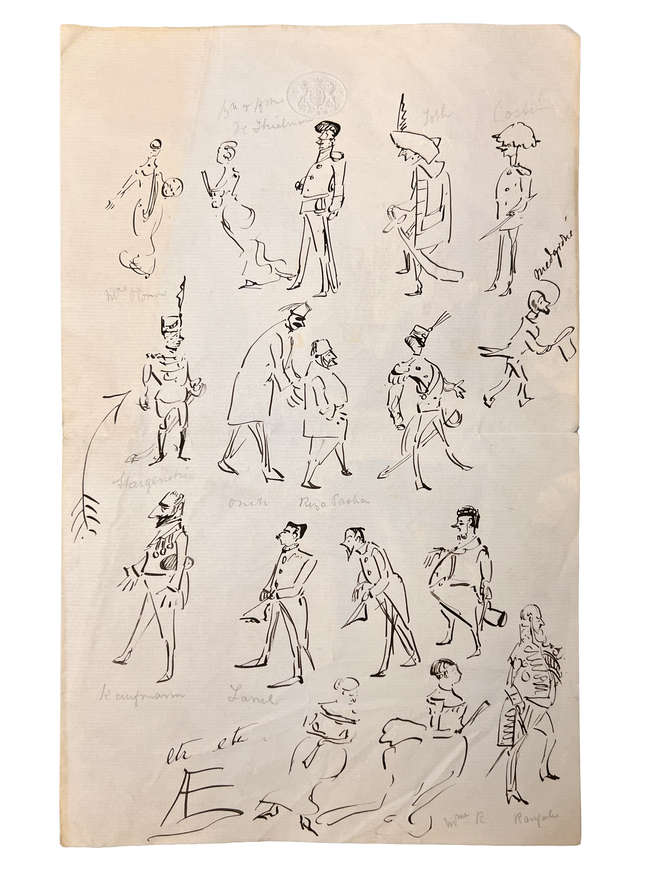 George Russell AE (1867 1935) 
Figural Sketches o..., Fine Irish Art at Adams Auctioneers